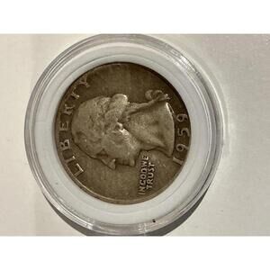 1959-P Washington Quarter – 90% Silver – Circulated Condition – Phil. Mint G/VG